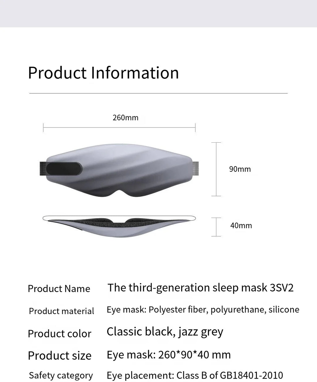 Stereoscopic Sleep Mask
